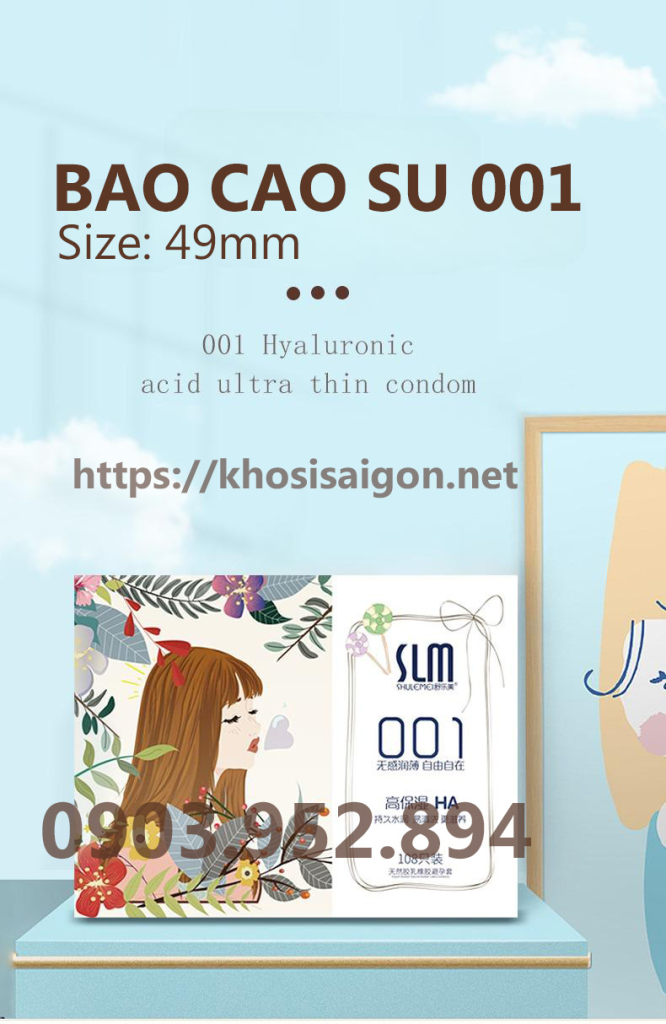 Bao cao su 001 nội địa Trung